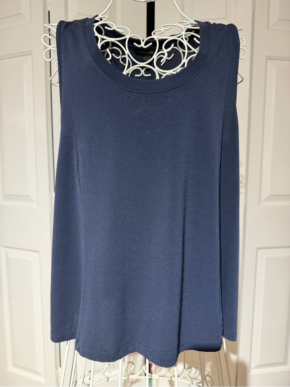 Banana Republic Navy Blue Women's Sleeveless Tank
